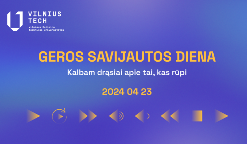 VILNIUS TECH kviečia švęsti geros savijautos dieną
